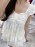 Sweetheart Neck Sleeveless Peplum Tops